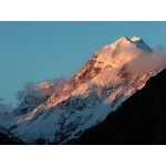 Mt. Cook Sunrise. Photo by David Semler & Marsha Steffen. All rights reserved.