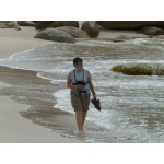 Birding on the edge. Photo by Larry Sassaman. All rights reserved.