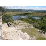 View from Chinkultic Ruins. Photo by Rick Taylor. Copyright Borderland Tours. All rights reserved.