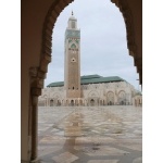 Mosque in Casablanca. Photo by Rick Taylor. Copyright Borderland Tours. All rights reserved.