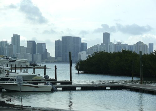 Miami skyline. Photo by Rick Taylor. Copyright Borderland Tours. All rights reserved. 